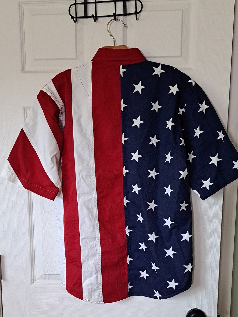 RedHead Americana Star & Stripe Button-Down Shirt - Red, White, Blue - Picture 5 of 9